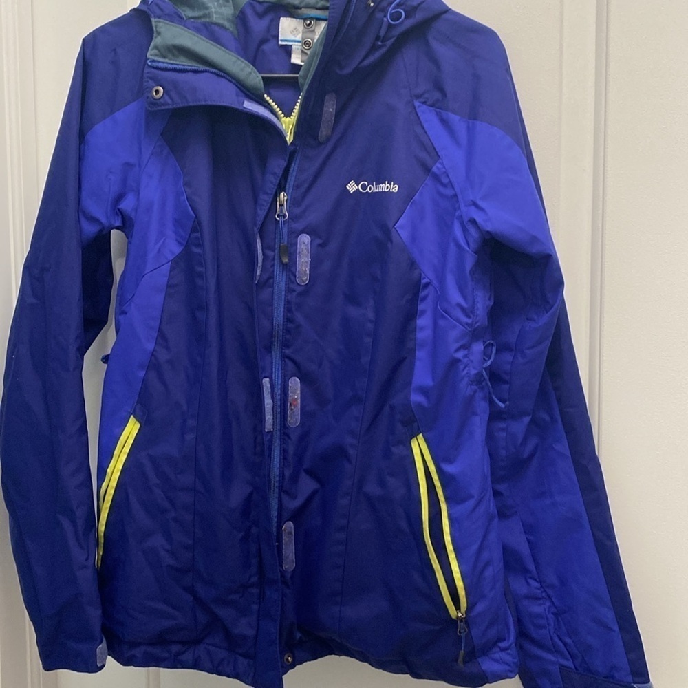 Columbia interchange Omni-tech waterproof hooded jacket Size medium - Picture 2 of 16